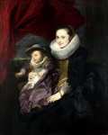 Anthony van Dyck - Portrait of a Woman and Child